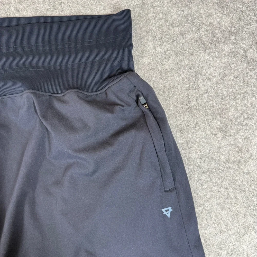 LIV Outdoor Womens XL Navy Blue Active Hiking Shorts High Rise Zip Pockets